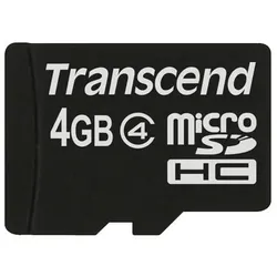 Transcend TS4GUSDC4 Speicherkarte 4 GB