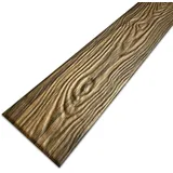 Deccart - Deckenplatten - Deckenpaneele - Deckenverkleidung - 3D-Prägung - 3d Wandpaneele - Wandpaneele - Wandverkleidung -Verkleidung - 10m2 - dunkles Brett - P4-13