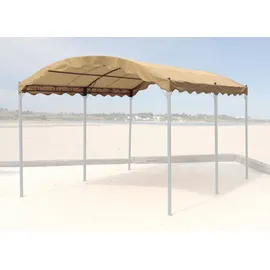 Quick Star Ersatzdach zu Bogenpergola 3x4m Sand Pavillon Pergola