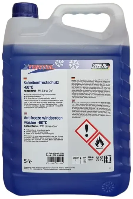 Startol Scheibenfrostschutz -60°C Konzentrat, 5 Liter