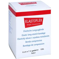 Elastoflex-langzugbinde 8cmx7m Ged. Natur 1 St