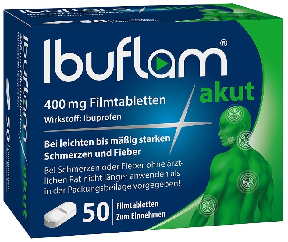 Ibuflam® akut: 400 mg Ibuprofen Schmerztabletten