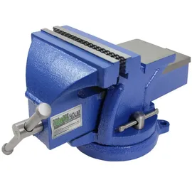 Trutzholm Schraubstock Metall 150 mm blau 360° drehbar mit Amboss