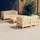 vidaXL Garten-Lounge-Set 5-tlg. creme Kiefernholz