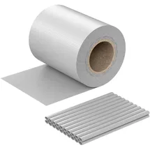 Wiltec Sichtschutz Streifen 35 x 19 cm grau PVC 450g/m2 20 St.