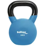 Softee Neoprene 24kg Kettlebell - Blue - 24 kg