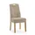 Niehoff Polsterstuhl Eiche Mikrofaser beige