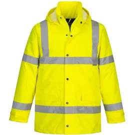 PORTWEST S460 Wasserdichte Komfort Hi-Vis Winter-Verkehrsjacke Gelb, 4XL