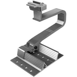 SL-Rack Dachhaken 3D SL Alu L (lang), aus Aluminium, höhenverstellbar 44-64 mm, inkl. Klemmkombination horizontal 11100-01