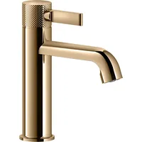 GESSI Inciso- Waschtisch-Einhebelmischer, mit Ablaufgarnitur - warm bronze