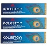 3x Wella Koleston Perfect 3/0 Dunkelbraun Haarfarbe Coloration - 60ml