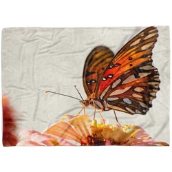 Sinus Art Handtücher Handtuch Strandhandtuch Saunatuch Kuscheldecke mit Tiermotiv Schmetterling Naha, Baumwolle-Polyester-Mix (1-St), Handtuch 70 cm x 140 cm