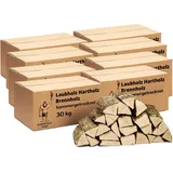 Neandertaler Feuer 240 kg Brennholz Feuerholz - Grillholz 25 cm Holz für Feuerschale Grill Pizzaofen Smoker Lagerfeuer | Räucherholz Hartholz Woodfire Dekoholz Kaminholz Laubholz