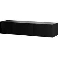 Planetmöbel TV Board WEST Schwarz 140 cm