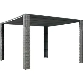vidaXL Pavillon 3 x 3 m Grau/Anthrazit