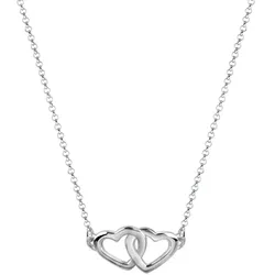 Nenalina Herz Symbol Anhänger Verschlungen Liebe 925 Silber Ketten   Damen 