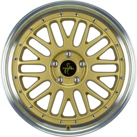 Keskin Tuning KT22 Gold Lip Polish 8x18 ET 40 5/114.3 Alufelge Gold
