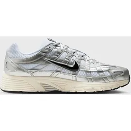 Nike P-6000 Herren White/Black/Metallic Silver 41