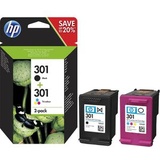 HP 301 Multipack schwarz, color Original Druckerpatronen N9J72AE Tinte