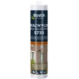 Bostik S733 Seal ́n ́Flex Bau Silikon Grau – Neutraler Universalsilikon, Schimmelresistent, Dauerelastisch, Anstrichverträglich, Für Innen- und Außenbereich, 300ml