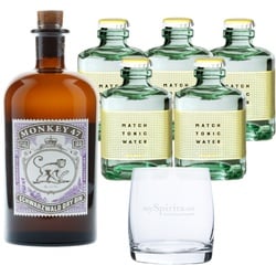 Monkey 47 Gin & 5 x Match Indian Tonic Set