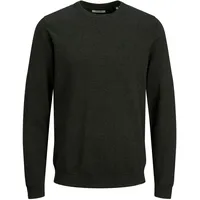 JACK & JONES Basic Pullover Forest Night / Detail Twisted With Black M