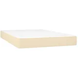 vidaXL Taschenfederkernmatratze Creme 120 x 200 cm H3