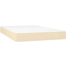 vidaXL Taschenfederkernmatratze Creme 120 x 200 cm H3
