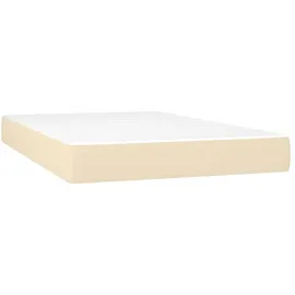 vidaXL Taschenfederkernmatratze Creme 120 x 200 cm H3