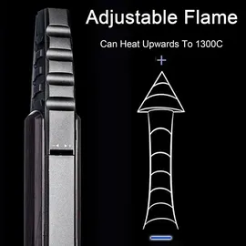 CHENRI Jetflamme Winddicht Sturmfeuerzeug