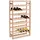 Zeller Weinregal 67,5 x 25 x 118 cm Kiefer