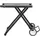 cozze Klapptisch 104,5 x 62,5 x 78 cm schwarz