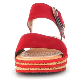 Gabor Keilsandalette Damen Rot 44