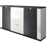 U N O Sports Sideboard Titan ¦ grau ¦ Maße (cm): B: 194 H: 108 T: 42.0