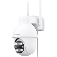 GALAYOU 2K Überwachungskamera Aussen, PTZ Outdoor WLAN IP Kamera überwachung außen, WiFi Dome Camera mit Farbiger Nachsicht, Zwei-Wege-Audio Y4...