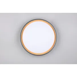 Trio Reality LED-Deckenleuchte Felis schwarz - gold Fernbedienung