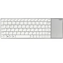 Rapoo E2710 Wireless Keyboard mit Touchpad DE weiß (16197)