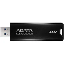 A-Data ADATA SC610 2000 GB, USB-A), USB 3.2 Gen 2 (3.1 Gen 2) Schwarz