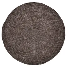 Marrakesch Orient & Mediterran Interior Boho Teppich Abrila handgefertigt aus Jute in Braun 100 cm handgemacht