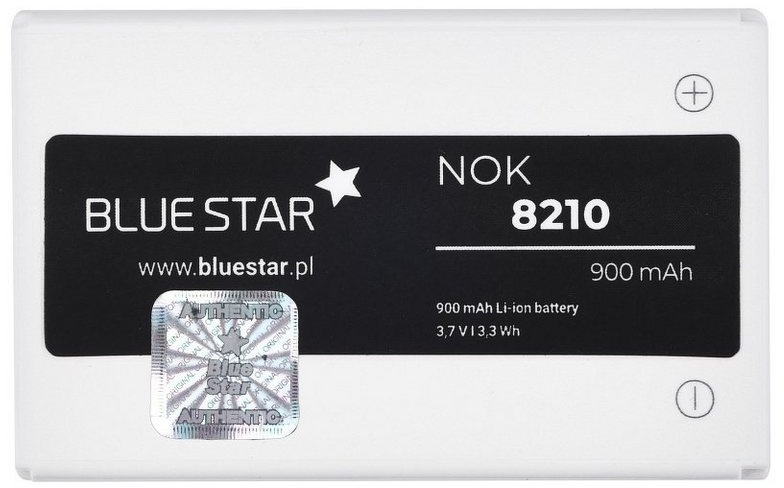 BlueStar Akku Ersatz kompatibel mit Nokia 8310 / 8850 / 8910 900 mAh Austausch Batterie Accu BLB-2 Smartphone-Akku