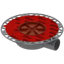TECE drainpoint S Ablauf DN 50, Terrasse mit Seal System Universalflansch