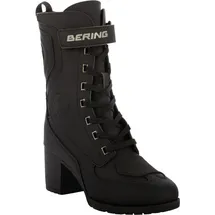 BERING Leonarda 2 wasserdichte Damen Motorrad Stiefel, schwarz, 38