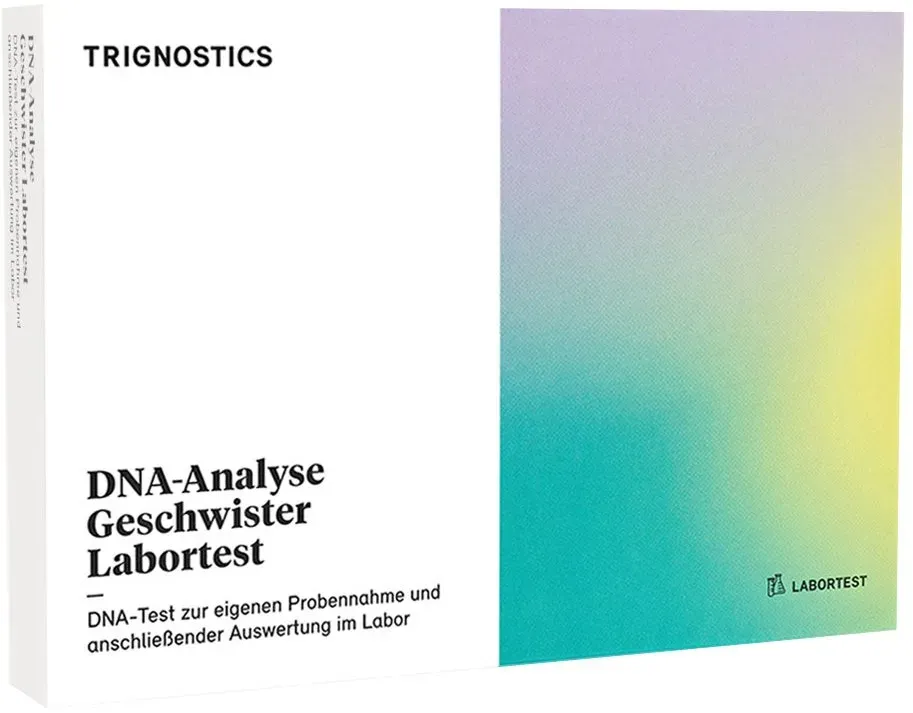 Trignostics DNA-Analyse Geschwisterschaft Labortest Test 1 St