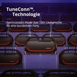 COFI Tronsmart Bang wasserdichter kabelloser Bluetooth-Lautsprecher 60W mit Powerbank-Funktion schwarz