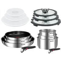 TEFAL INGENIO EMOTION TOPFSET 14-TEILIG, TÖPFE, PFANNEN, DECKELN, GRIFFE, OVP