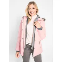 bonprix Winterjacke BONPRIX "Winterjacke in 2-in1 Optik", Damen, Gr. 34, rosa (perlrosa), Web, Obermaterial: 100% Polyester. Futter: 100% Polyester.