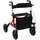 Costway Rollator bis 136 kg Rot/Schwarz
