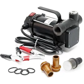 Wiltec Bio Dieselpumpe 12 V 550 W 80 l/min Heizölpumpe selbstansaugend
