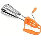 Doppelrad-rotations-eierquirl Aus Edelstahl, Handmixer Aus Edelstahl - Crezuo