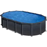 Gre Pool 2021, Graphit, Metall, 399x132x634 cm, Freizeit, Pools und Wasserspaß, Pools